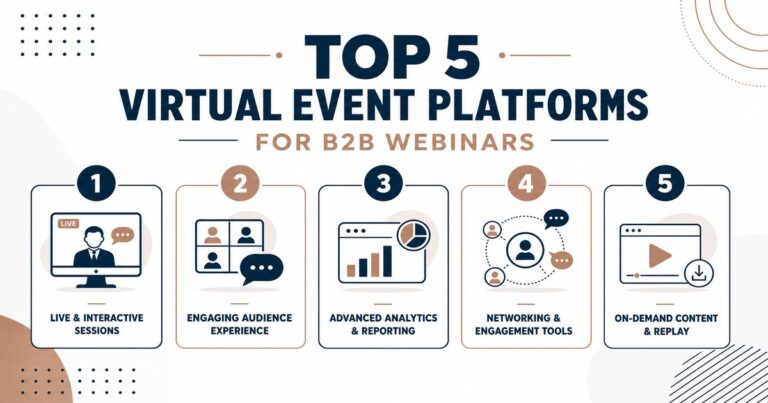 Top 5 Virtual Event Platforms for B2B Webinars