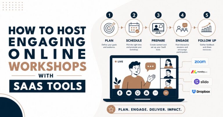 How to Host Engaging Online Workshops with SaaS Tools