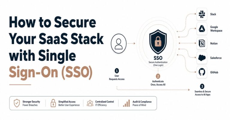 How to Secure Your SaaS Stack with Single Sign-On (SSO)