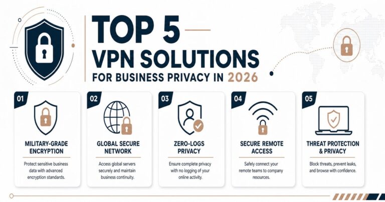 Top 5 VPN Solutions for Business Privacy in 2026