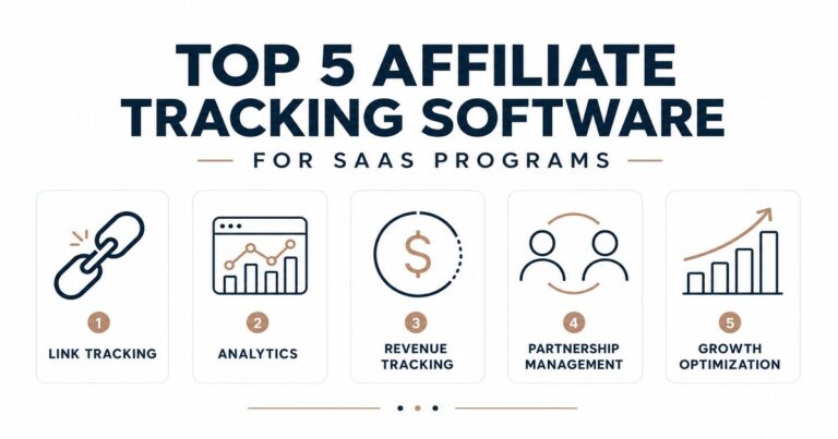 Top 5 Affiliate Tracking Software for SaaS Programs