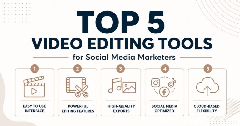 Top 5 Video Editing Tools for Social Media Marketers
