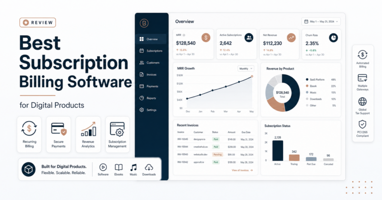 Best Subscription Billing Software for Digital Products