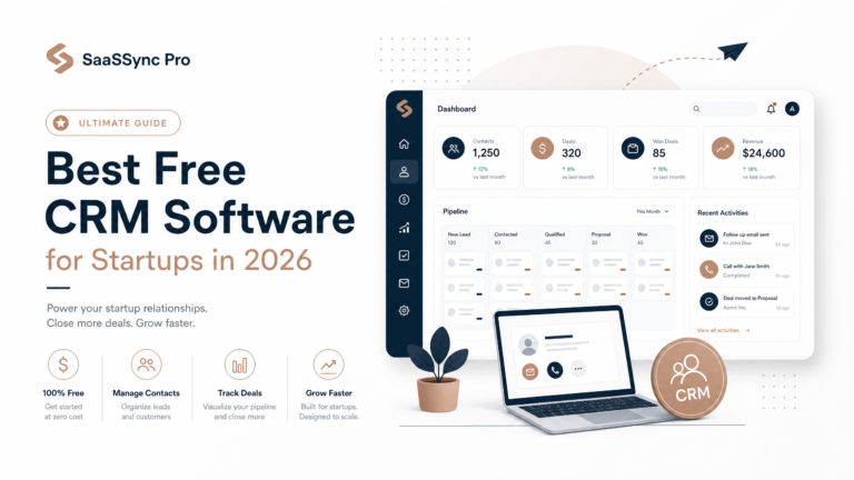 Best Free CRM Software for Startups in 2026