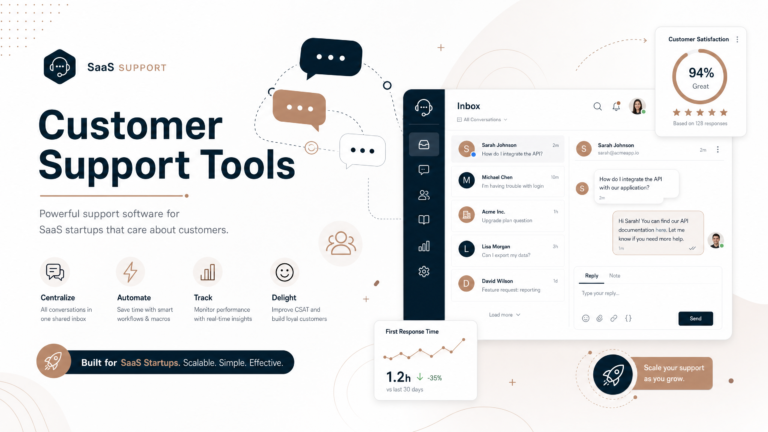 Best Customer Support Tools for SaaS Startups in 2026