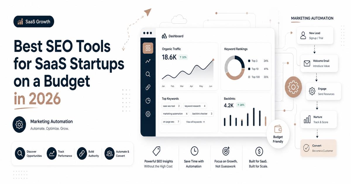 Best SEO Tools for SaaS Startups on a Budget in 2026
