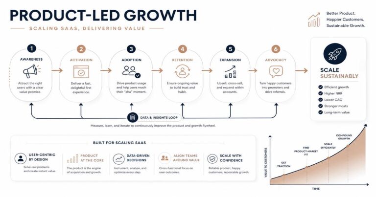 How to Use Product-Led Growth to Scale Your SaaS